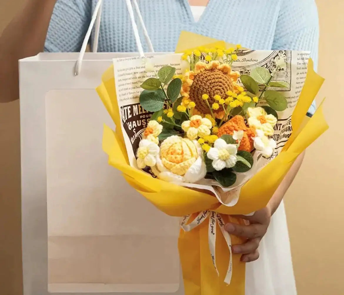 Bouquet of Crocheted Flowers™